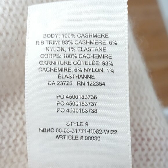 Aritzia Babaton Luxe Cashmere Kath Mockneck Pullover Sweater Size Small - Picture 8 of 9